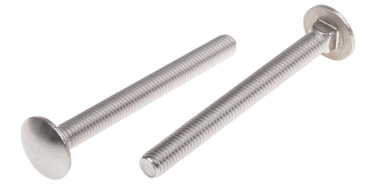 Product image for 8X80 Coach Bolts A2 Stainless Steel