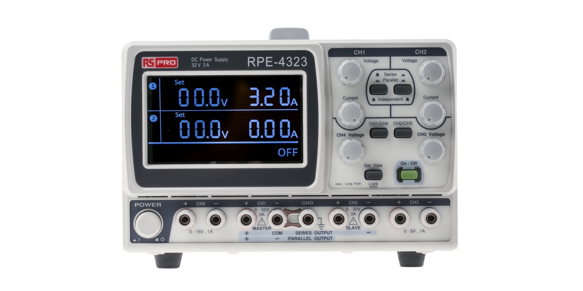 Product image for 4 channels,212W linear DC power supply