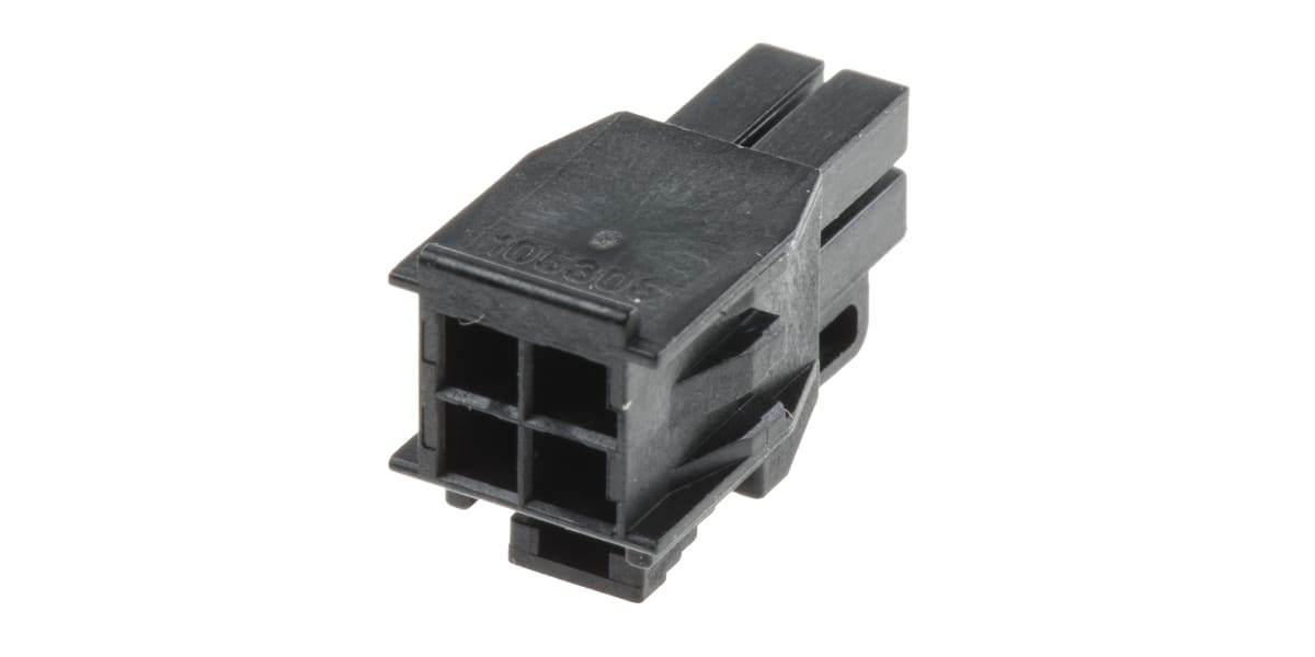 Product image for Molex, Nano-Fit Female Connector Housing, 2.5mm Pitch, 4 Way, 2 Row