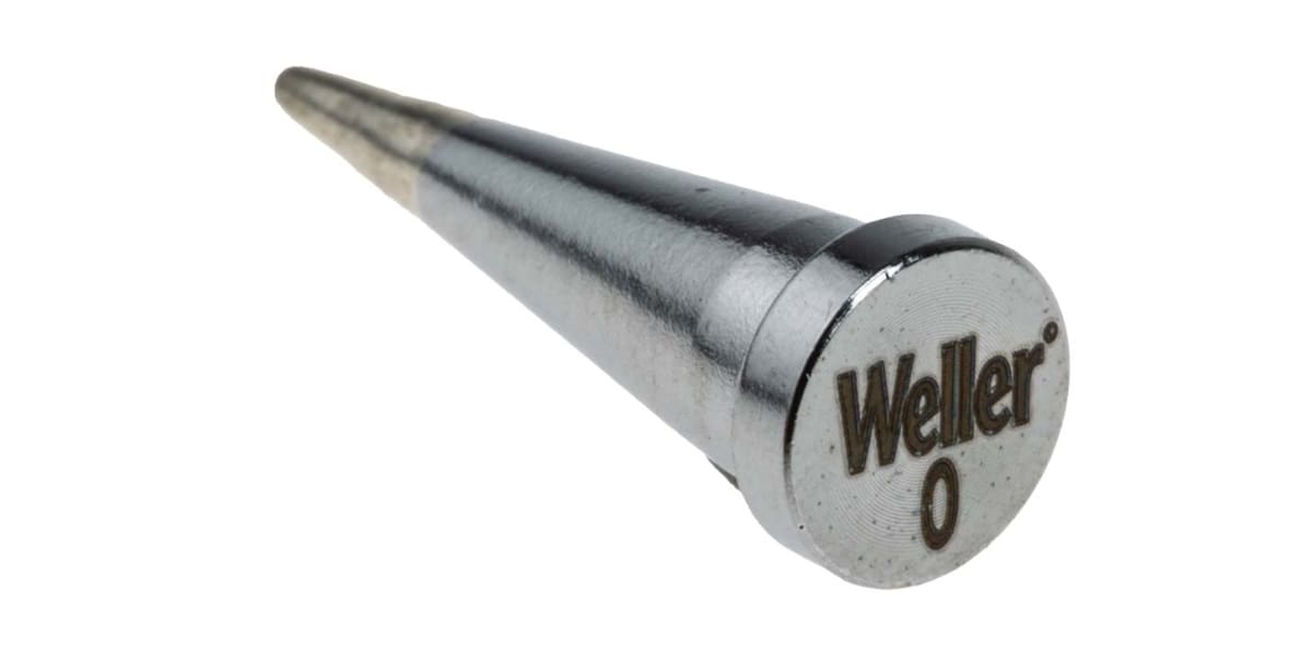 Product image for Weller 0.8 mm Straight Conical Soldering Iron Tip for use with WP 80, WSP 80, WXP 80