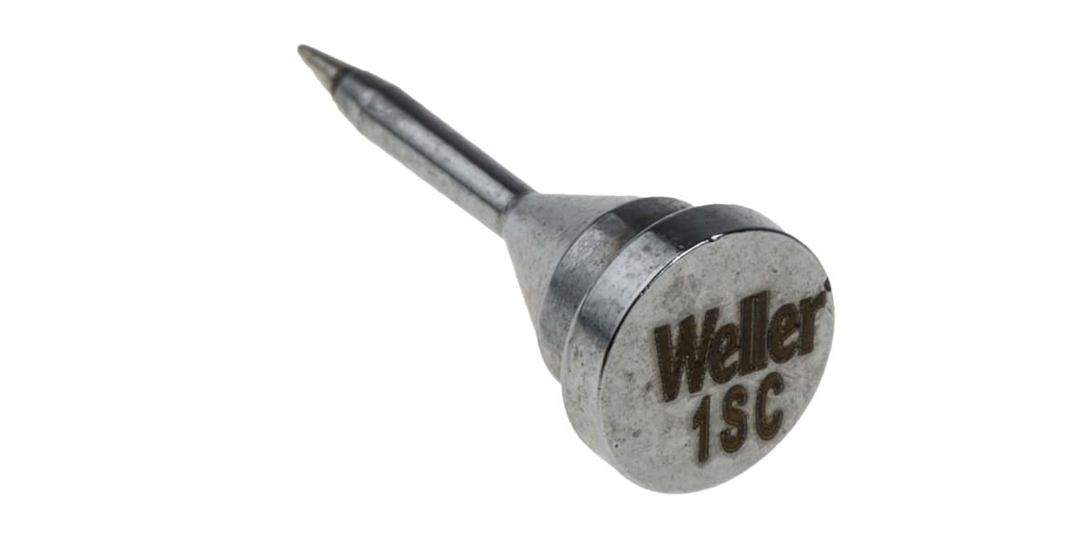 Product image for Weller 0.4 x 0.15 mm Straight Conical Soldering Iron Tip for use with WP 80, WSP 80, WXP 80