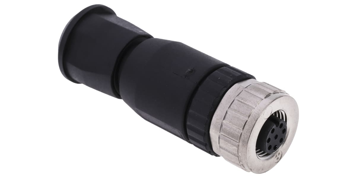 Product image for Harting Screw Connector, 8 Contacts, Cable Mount M12, IP67