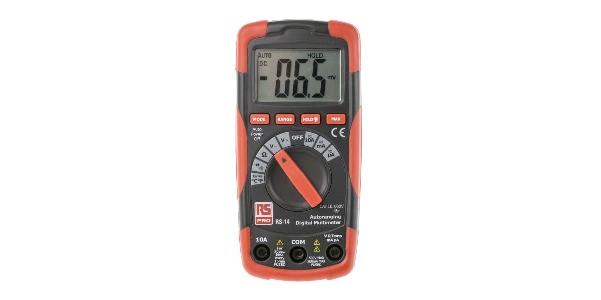 Product image for RS Pro Compact Multimeter Autoranging