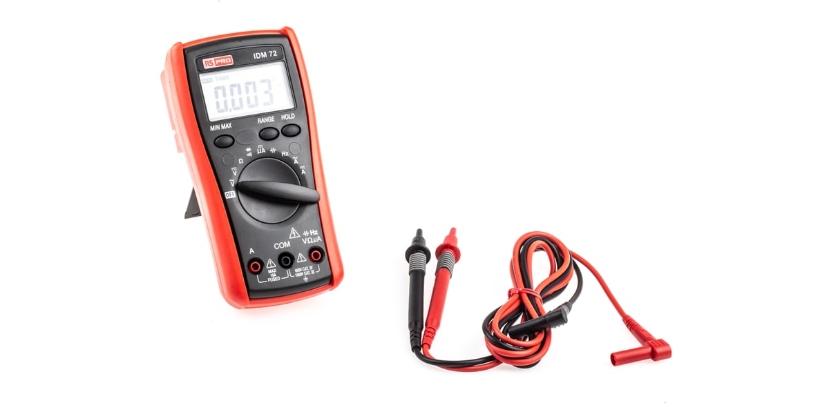 Product image for RS Pro IDM72 Digital Multimeter