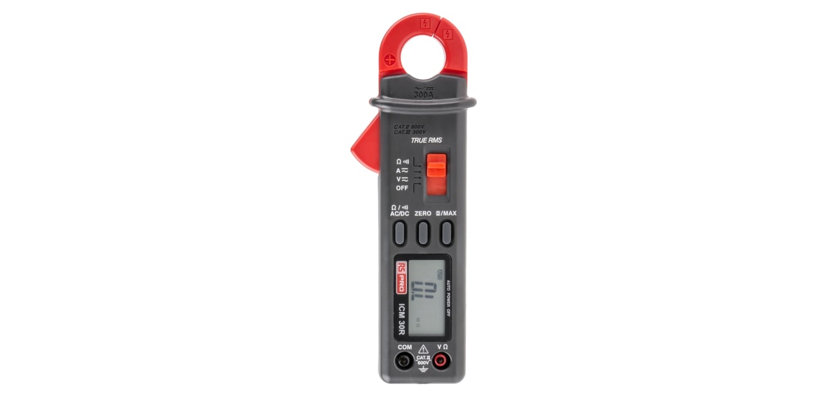 Product image for RS Pro ICM30R Digital Multimeter & Clamp