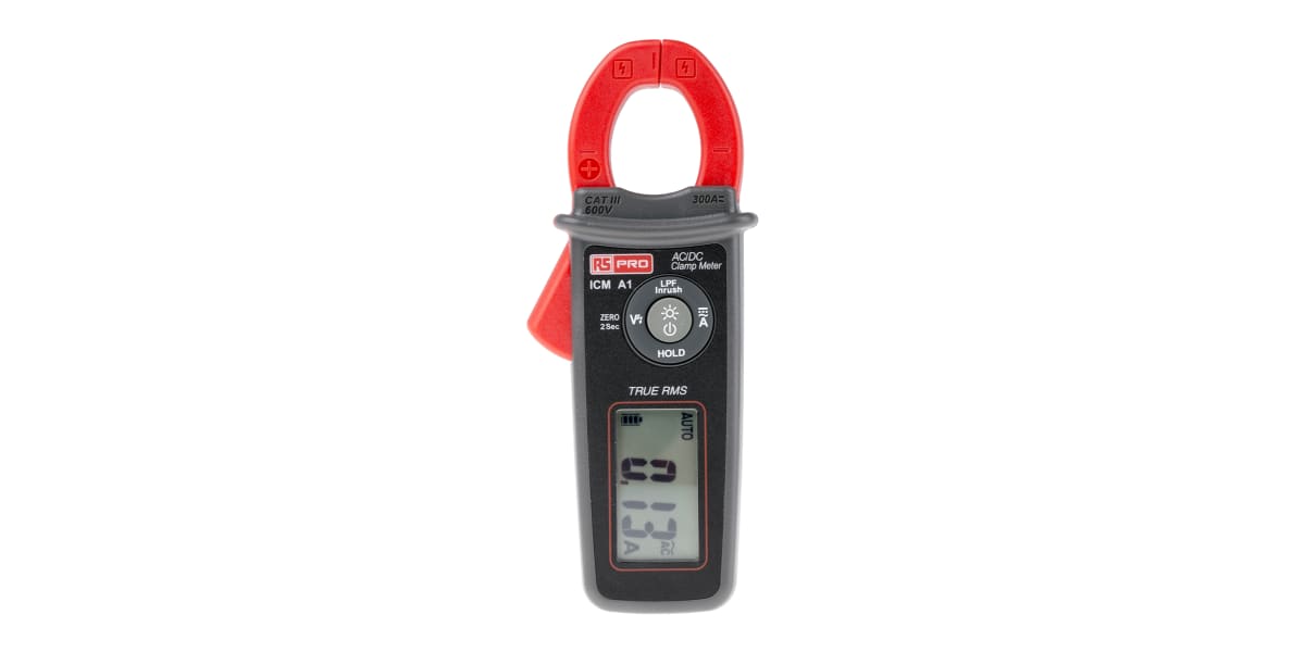 Product image for RS Pro ICMA1 Current Clampmeter, 300 A