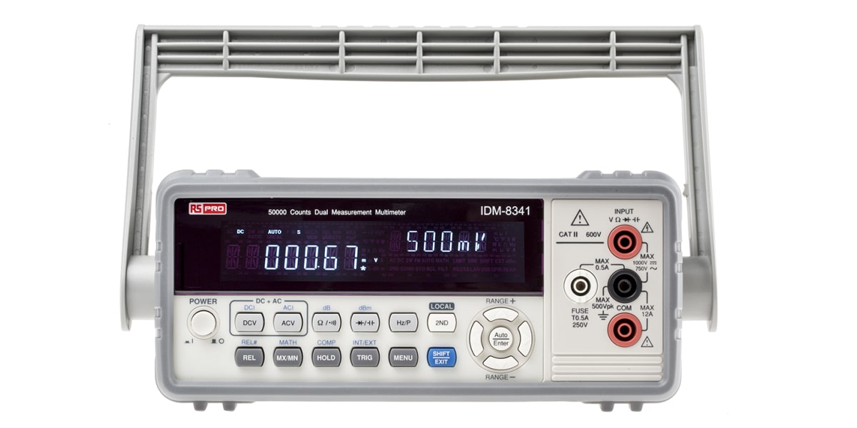 Product image for Dual measure multimeter,USB