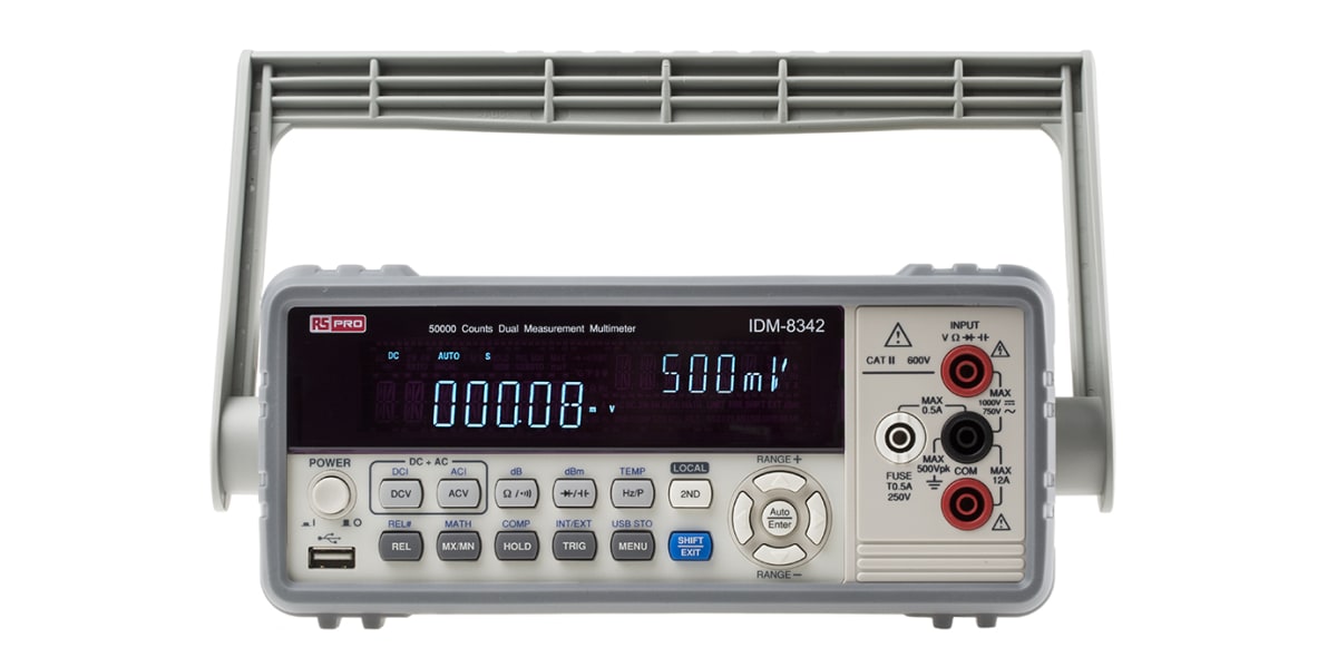 Product image for Dual measure multimeter,USB host