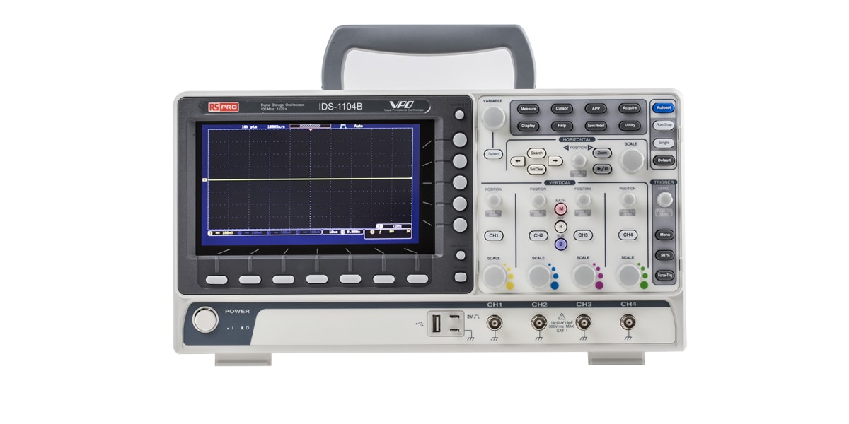 Product image for Digital Storage Oscilloscope,100Mhz,4Ch