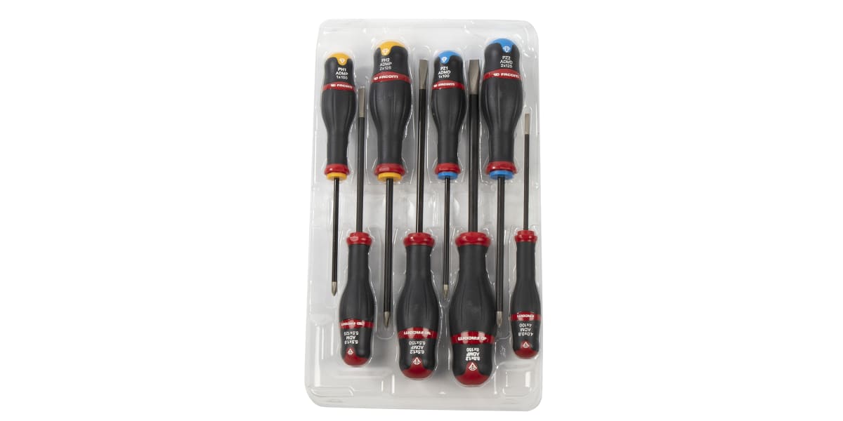 Product image for 8 DIAMOND TIP SCREWDRIVERS  SET