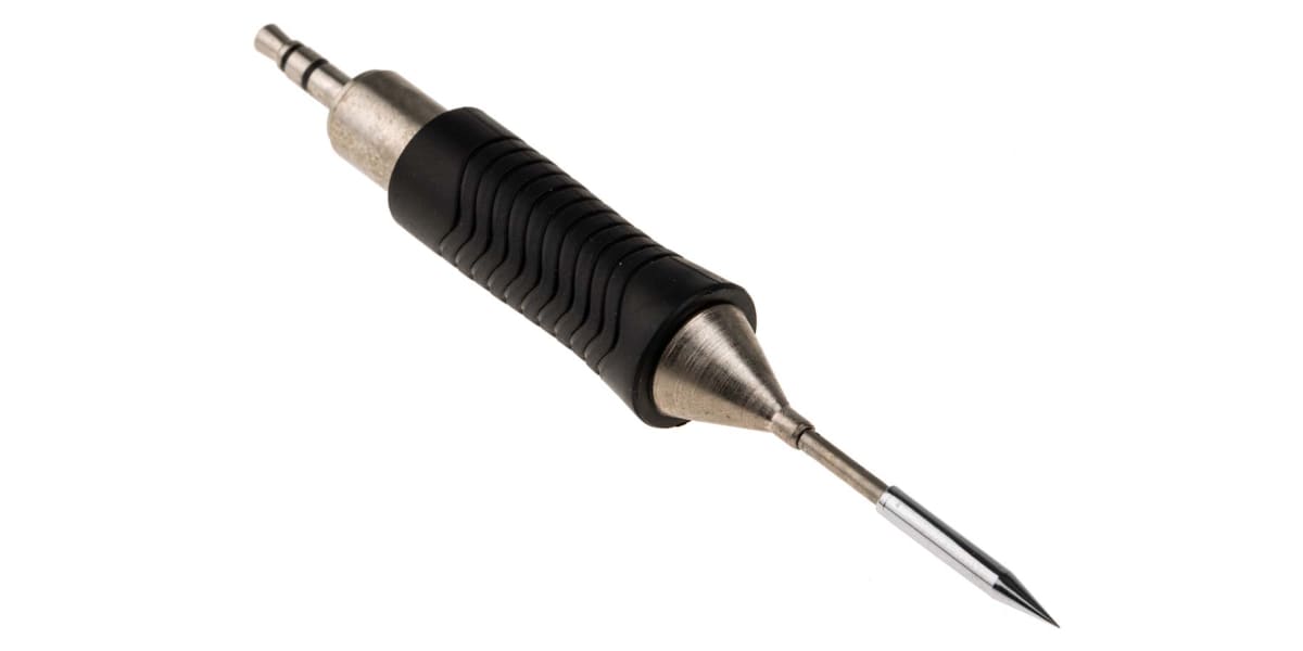 Product image for Weller RT 1NW 0.1 x 20 mm Straight Conical Soldering Iron Tip for use with WMRP MS, WXMP