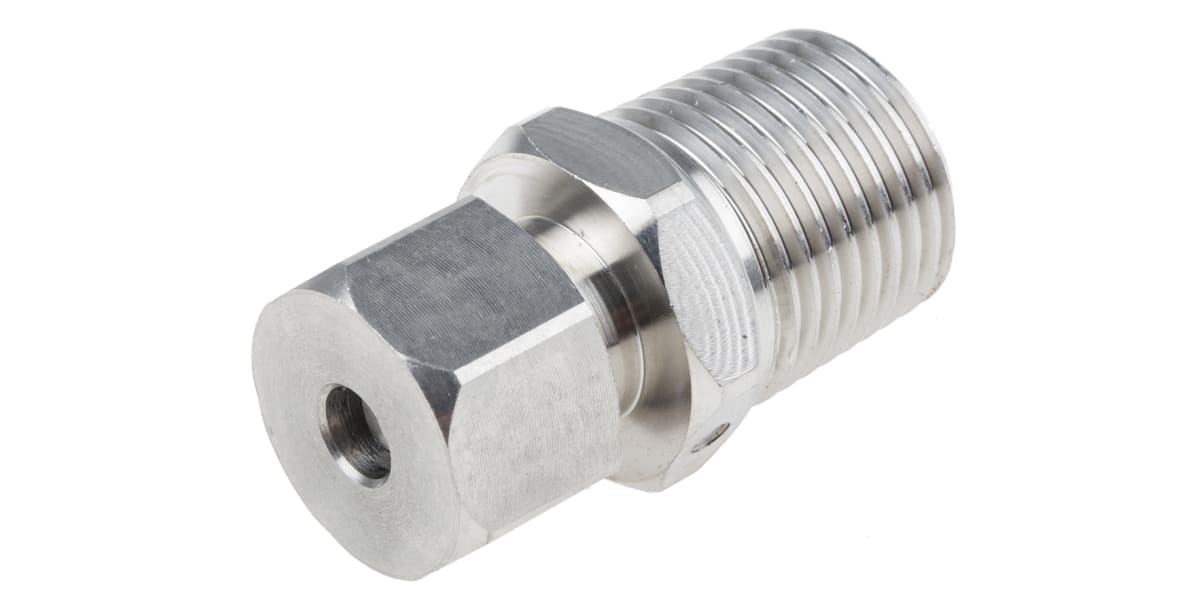 Product image for Stainless Steel Fitting 1/2" NPT x 6.0mm