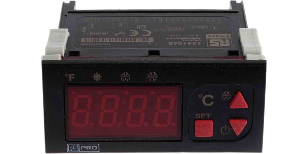 Product image for On/Off Temp Controller, 35x77, 230V ac