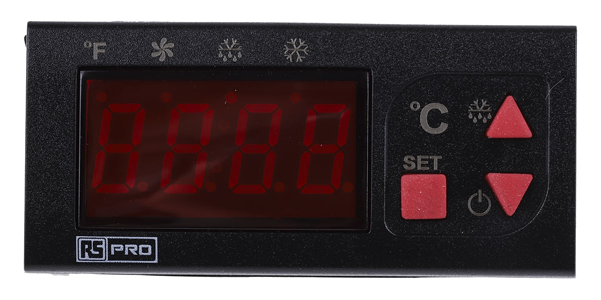 Product image for On/Off Temp Controller, 35x77, 230V ac