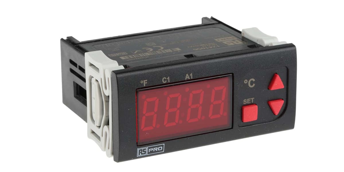 Product image for On/Off Temp Controller, 35x77, 230V ac