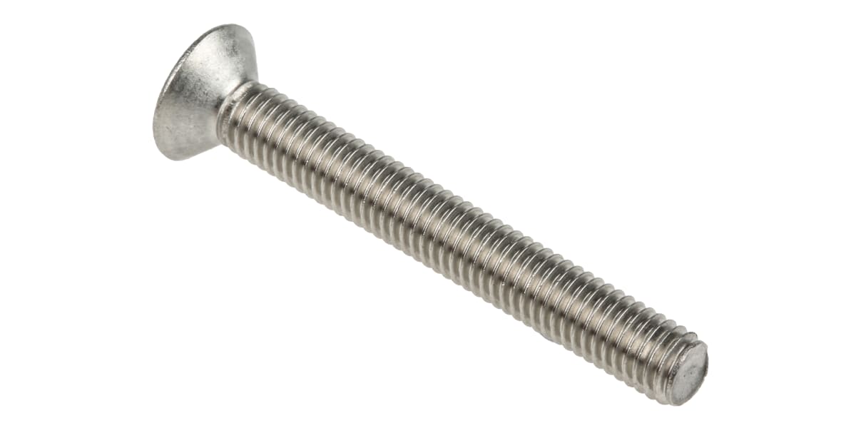 Product image for A2s/steel hex skt csk head screw,M5x40