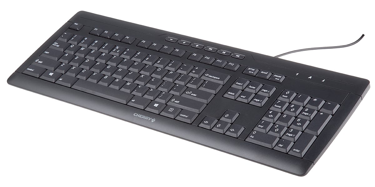 Cherry Keyboard Wired USB QWERTY US Black RS Components Vietnam