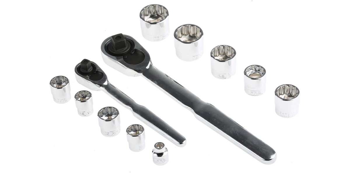 Product image for 35PC 1/4"& 3/8"DR LOW PROFILE SOCKET SET