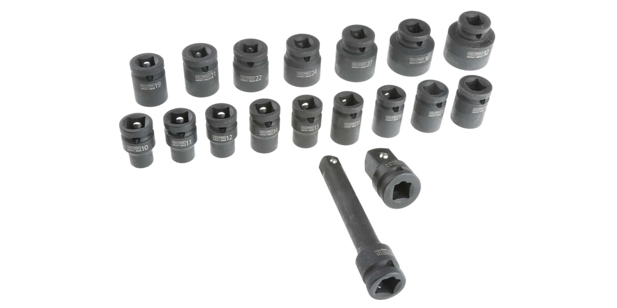 Product image for 18 Piece 1/2 Drive Impact Socket Set