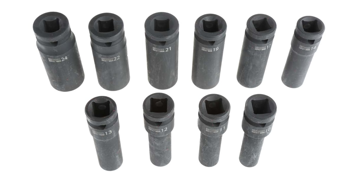 Product image for 10 Piece 1/2 Drive Impact Socket Set