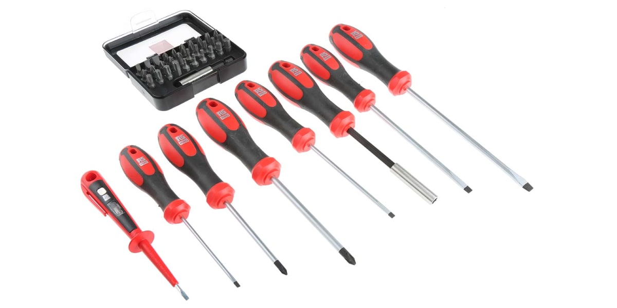 Product image for 39 Pc C-Plus Slotted/PH SDr and Bit Set