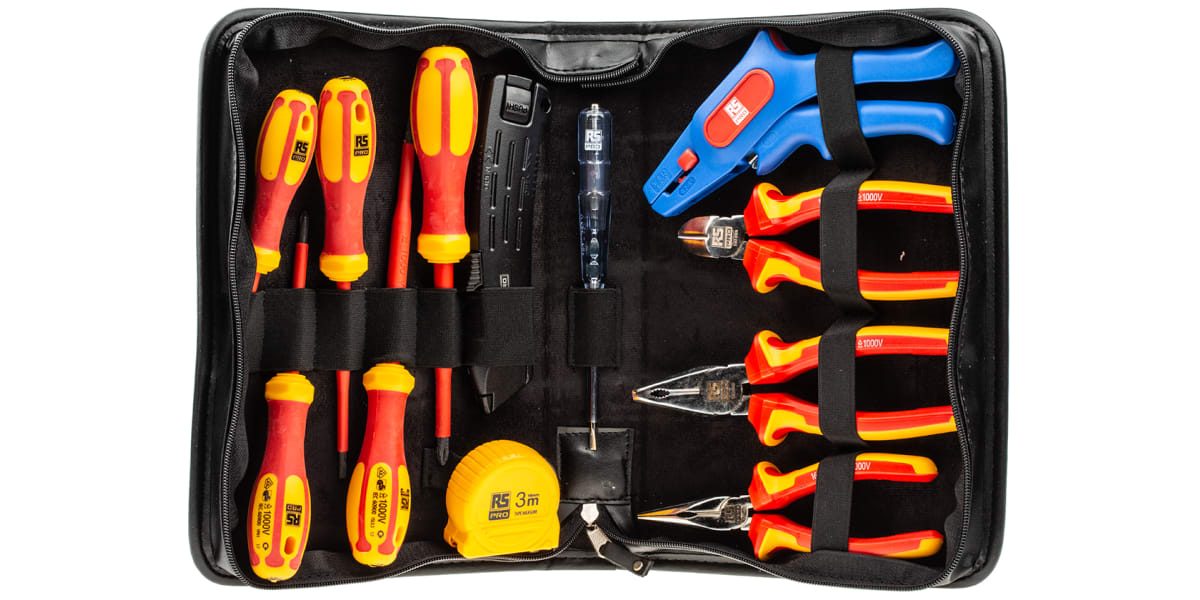 Product image for 9 Pc Insulated Pliers and SD Set