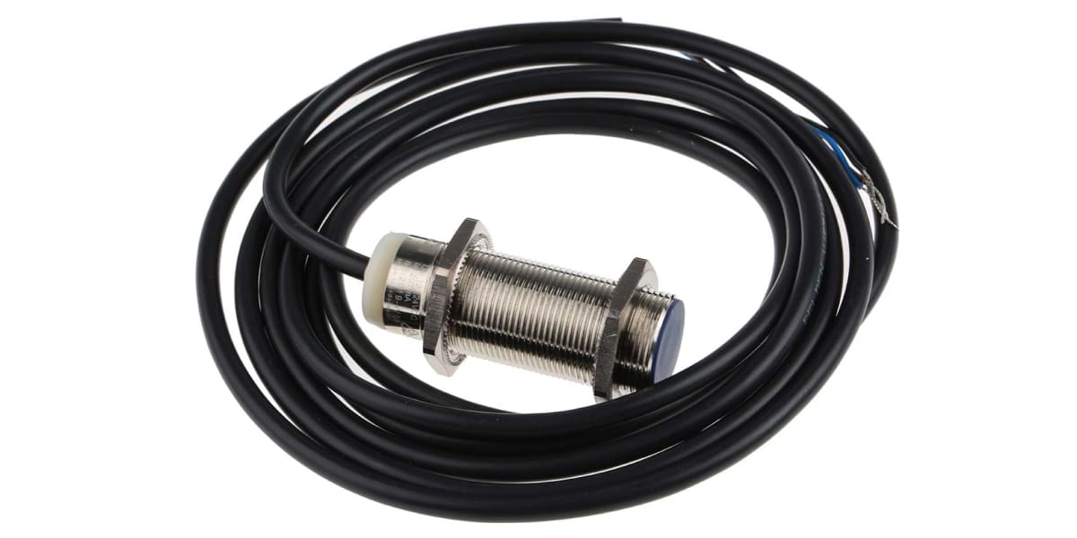 Product image for Telemecanique Sensors M18 x 1 Inductive Sensor - Barrel, PNP Output, 5 mm Detection, IP65, IP67, Cable Terminal