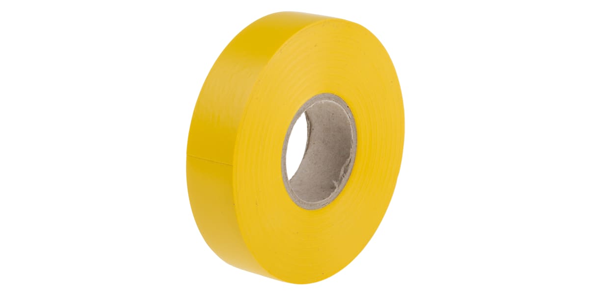 Product image for PVC insulating tape yellow 33mx19mm