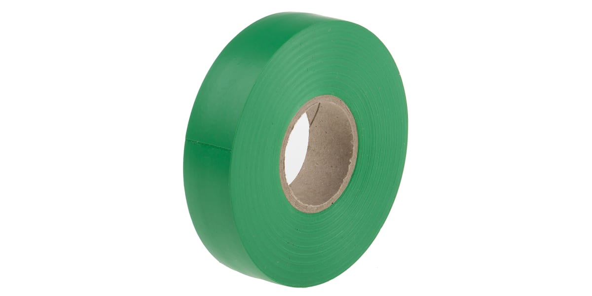 Product image for PVC insulating tape green 33mx19mm