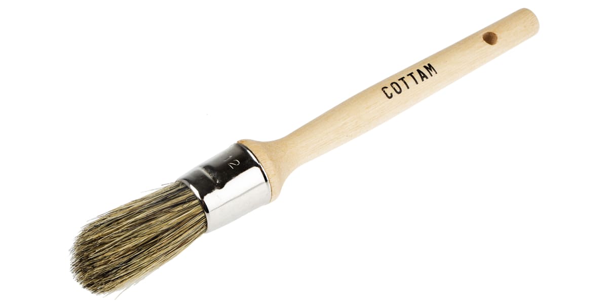 Product image for Wooden handle brush, 19mm dia