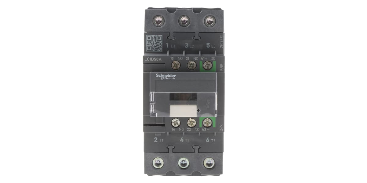 Product image for CONTACTOR 50A 3P AC3 24VDC COIL