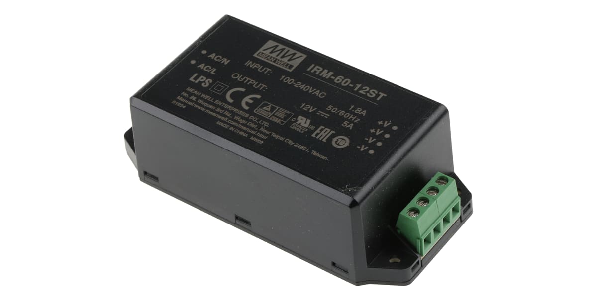 Product image for Power Supply Encapsulated 12V 60W