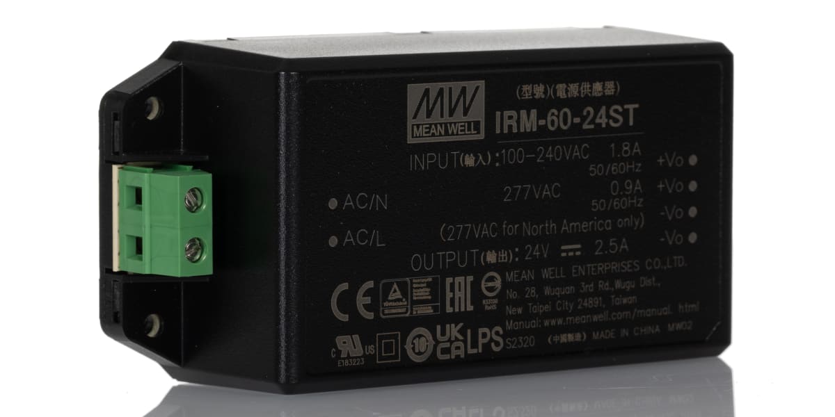 Product image for Power Supply Encapsulated 24V 60W