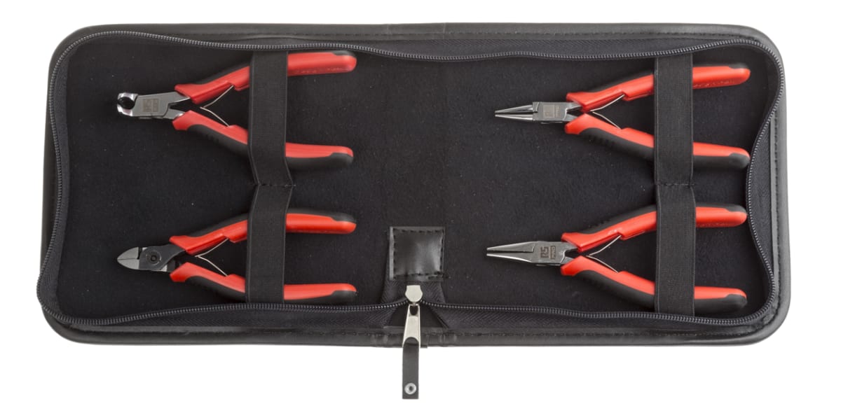 Product image for 4 Piece Precision Plier Set (Premium)