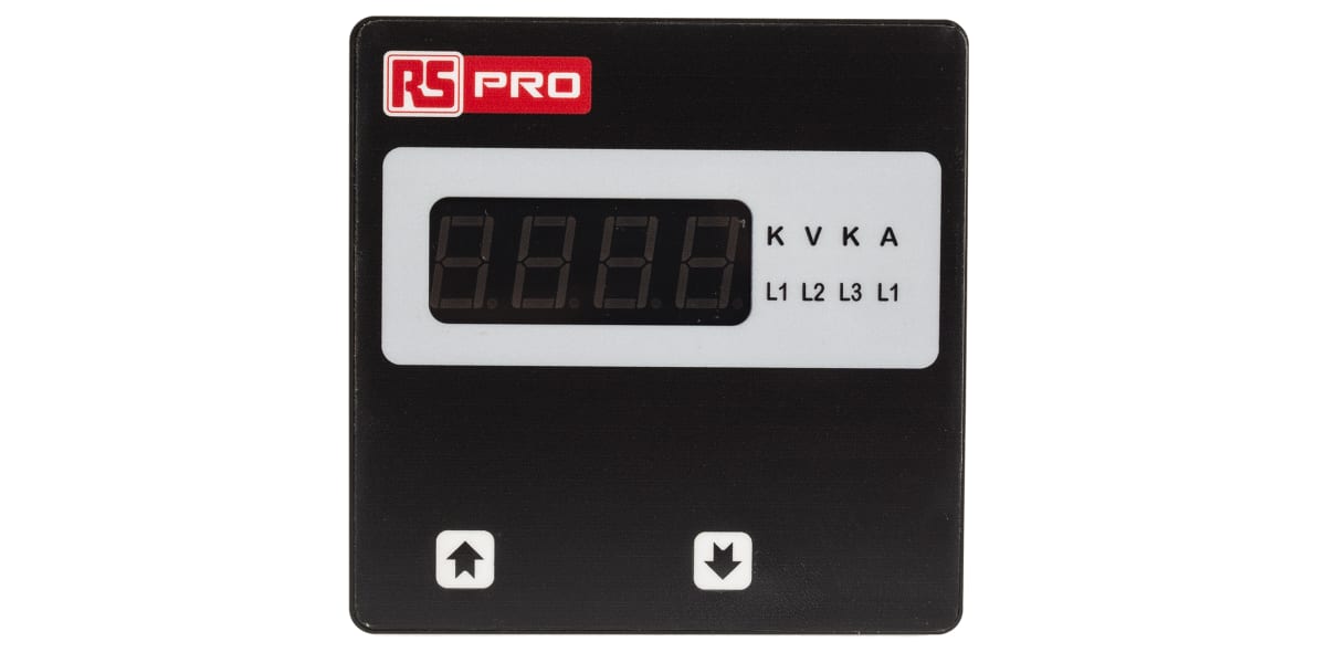 Product image for Dig Voltmeter, 96x96, 1Ph, 40-300V ac/dc