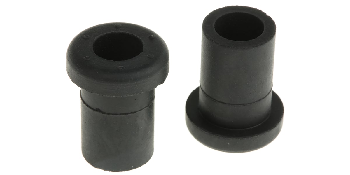SES Sterling Black Polychloroprene 11mm Round Cable Grommet for Maximum