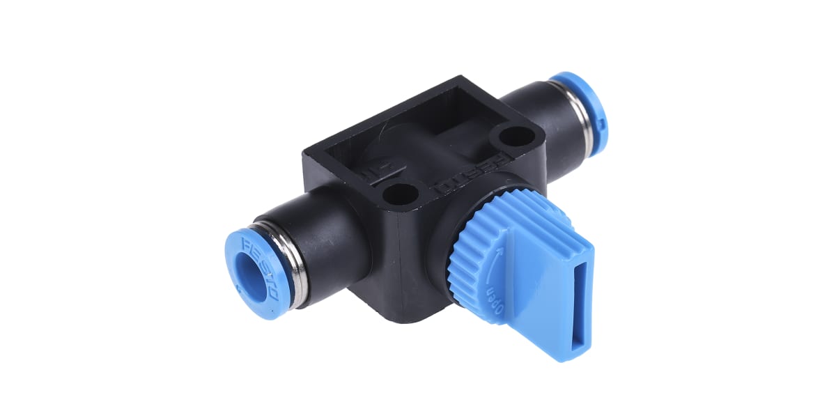 Product image for 2/2 SHUT-OFF VALVE 6MM PUSH-IN