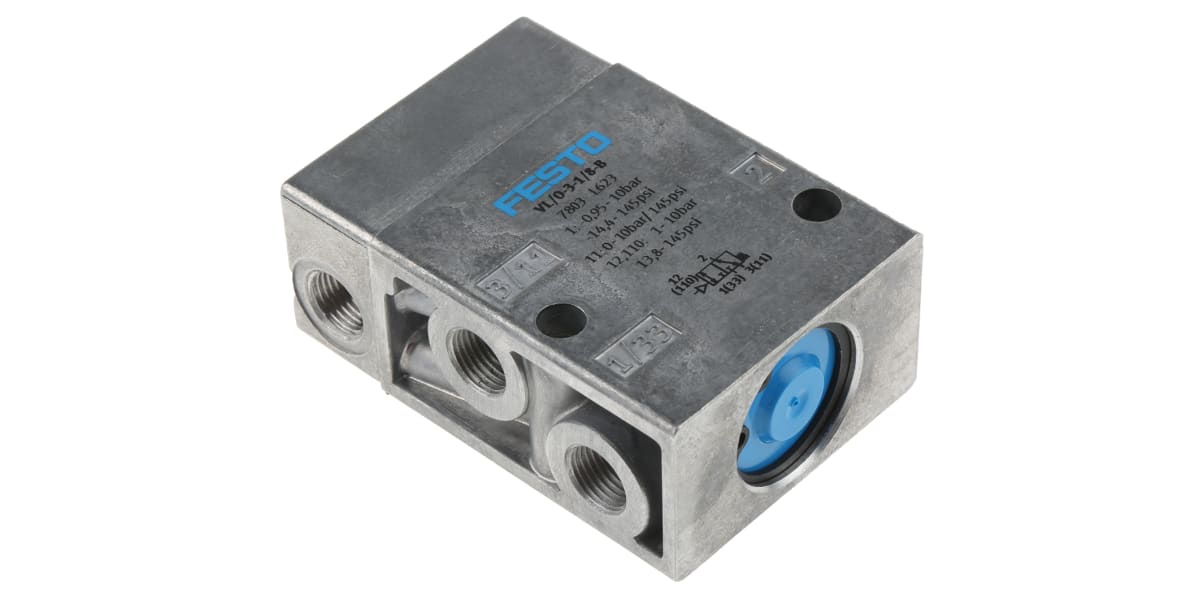 Product image for 3/2 Solenoid Valve, G1/8", N/C or N/O