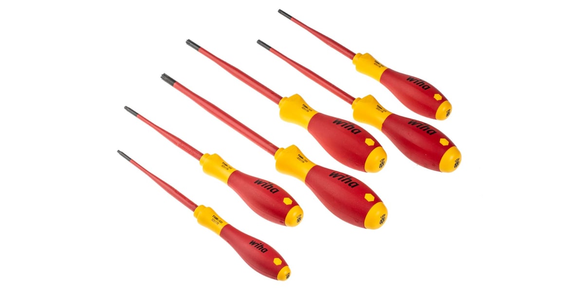 Product image for Wiha Tools VDE Torx Screwdriver Set 6 Piece