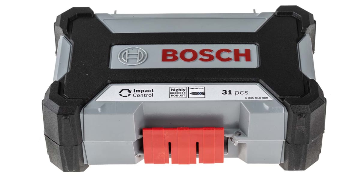 Product image for Bosch Impact Bit Set 31 Pieces, Phillips, Pozidriv, Torx