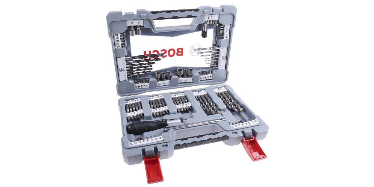 Bosch 105 Piece Masonry Twist Drill Bit Set 2mm to 20mm RS Components Indonesia