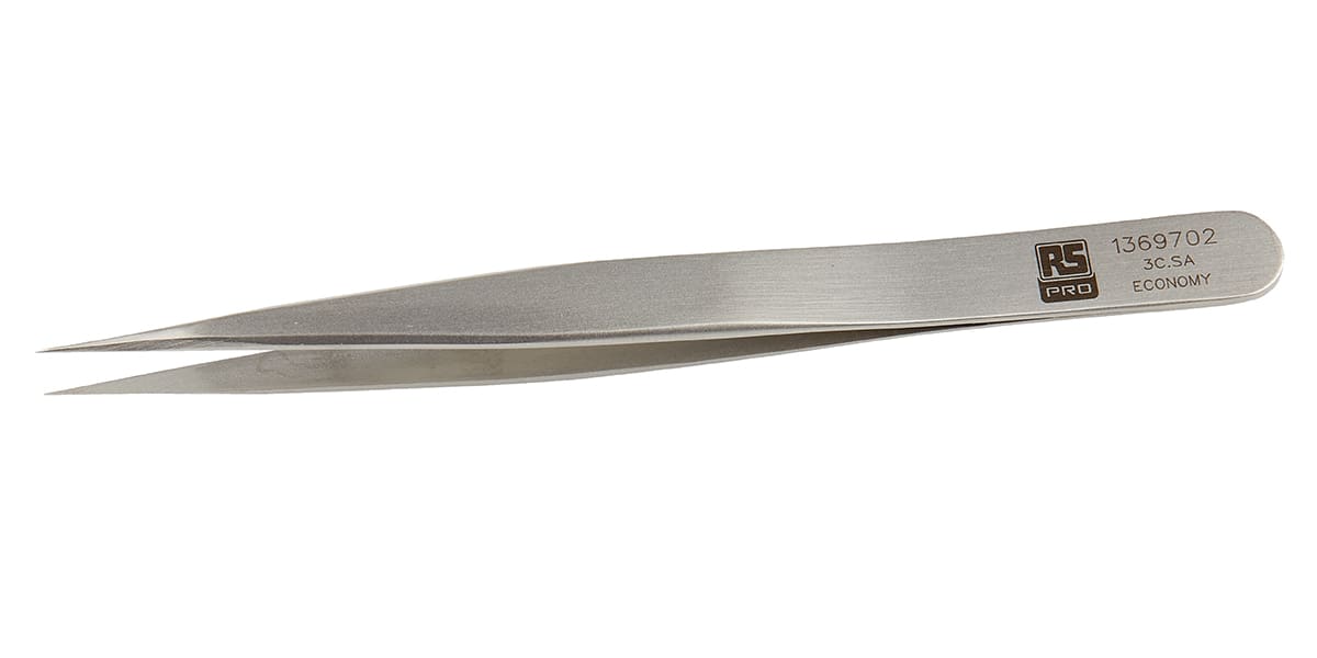 Product image for Premium economy tweezers straight 110mm