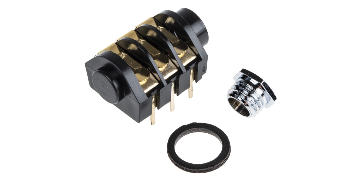 Product image for S4 STEREO 6.35mm JACK/PCC/GOLD x5