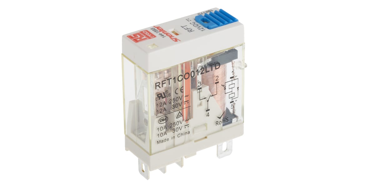 Product image for Plug-in relay SPCO 12Vdc LED Lock&Diode