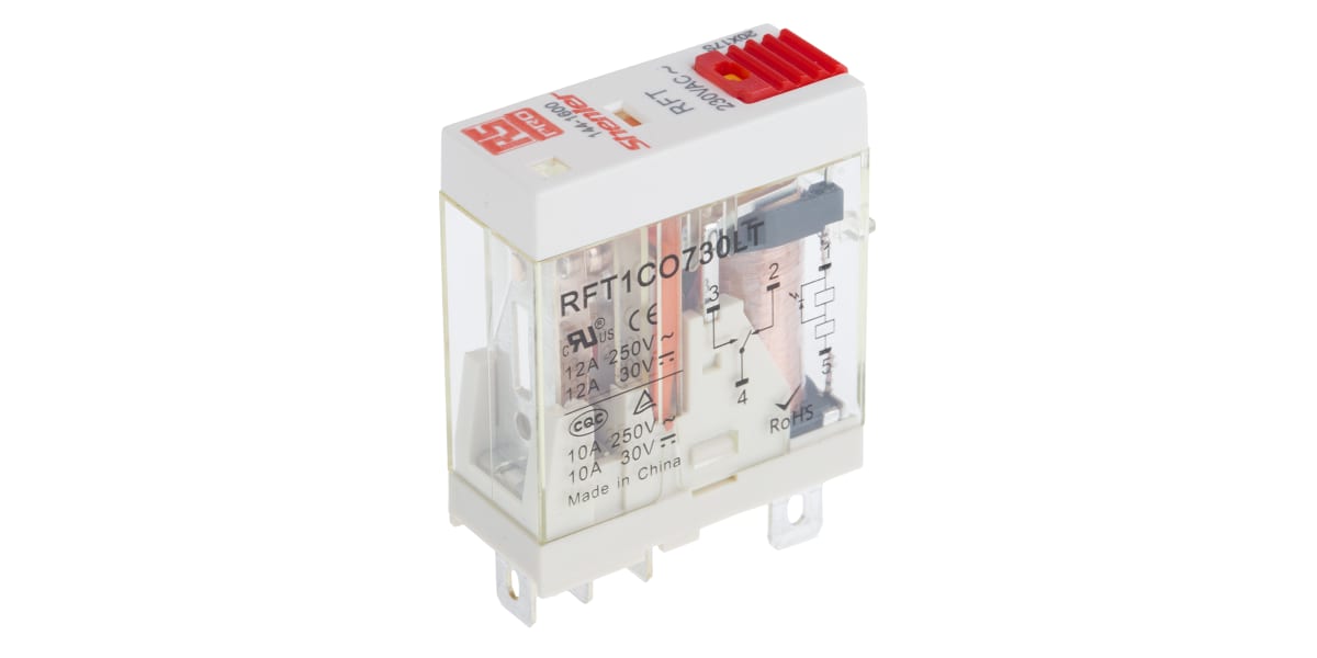 Product image for PLUG-IN RELAY SPCO 230VAC LED LOCK