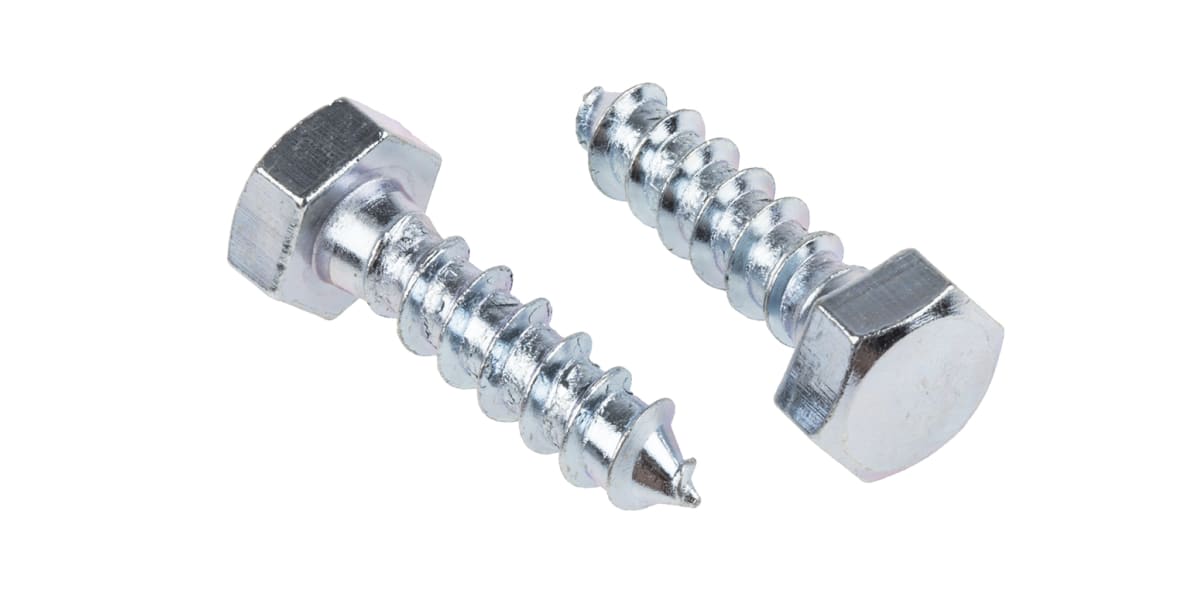 Product image for M8X30 HEX HD SCREWS STEEL ZINC PLATED