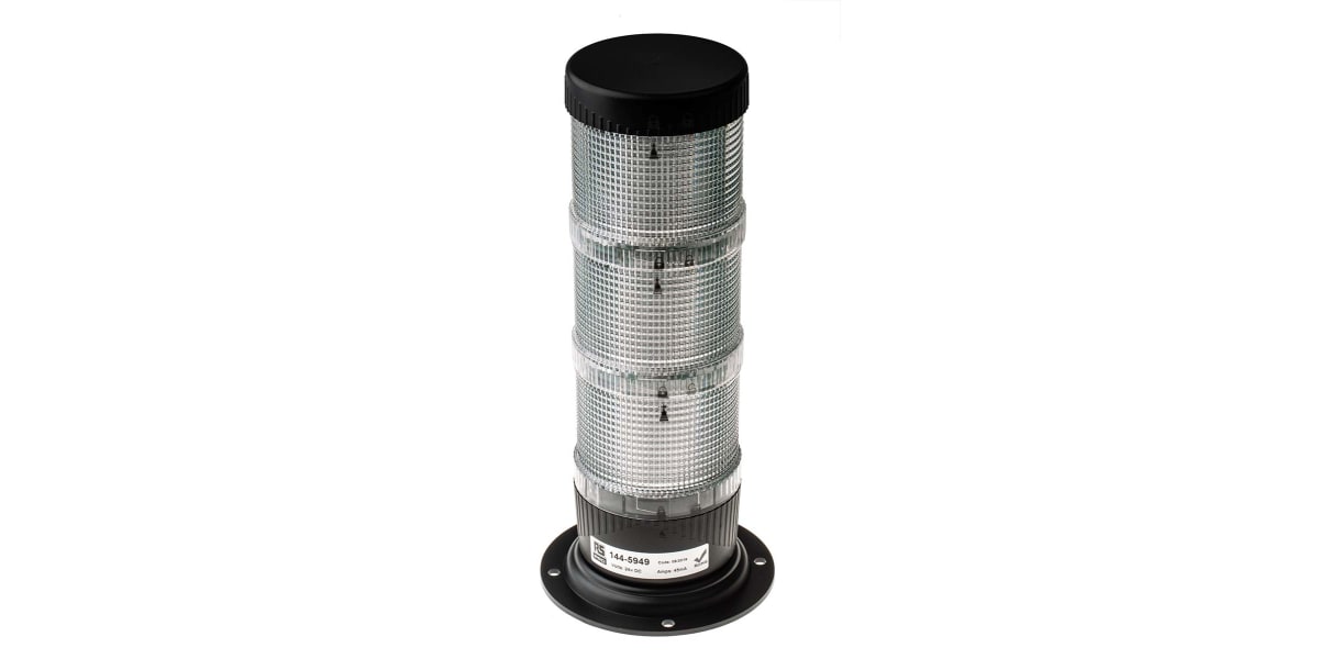 Product image for Tower Light 24Vdc 3-Stack Red/Amb/Grn