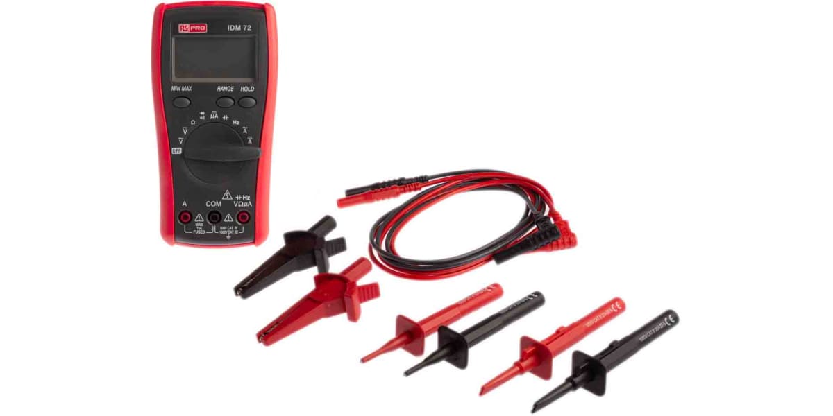 Product image for IDM72 Multimeter with Free Test Lead Set