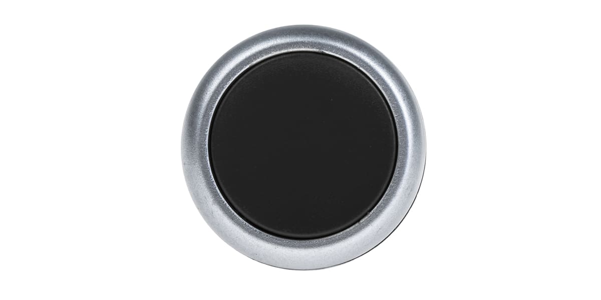 Product image for Black 1 NO Spring Return Pushbutton