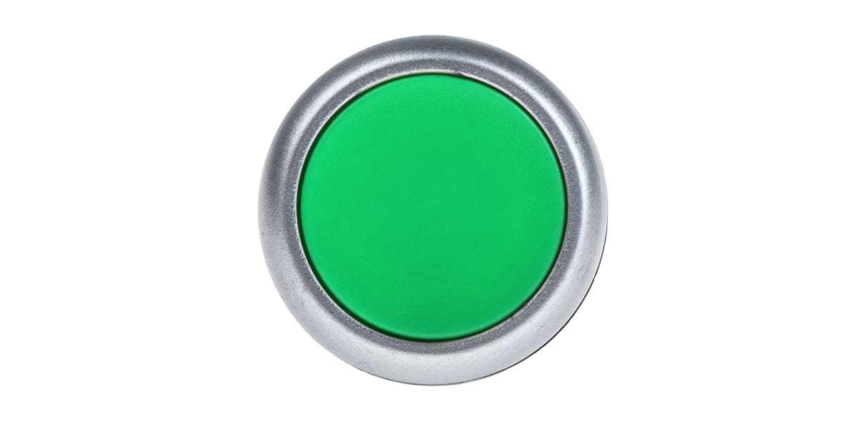 Product image for Green 1 NO / 1NC Spring Retun Pushbutton